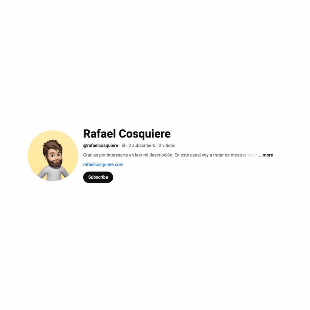 Rafael Cosquiere Youtube
